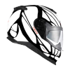 Casca moto NEXX Y.100 B-Side Black White