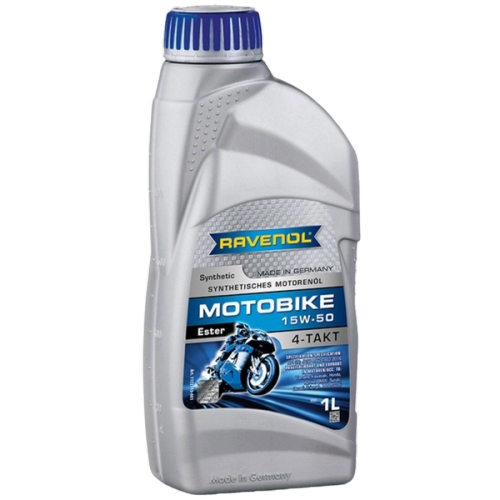 Ulei motor 4T RAVENOL Motobike Ester Semi Sintetic 15W-50 1L