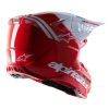 Casca moto Cross-Enduro ALPINESTARS Supertech SM8 Radium 2 Alb-Rosu