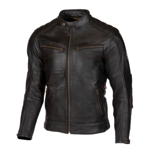 Geaca moto de piele perforata AAA MERLIN Chase II D3O®