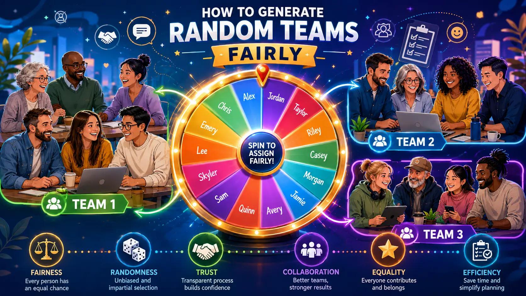 How to Generate Random Teams Fairly (Free Group Creator Tool Included)