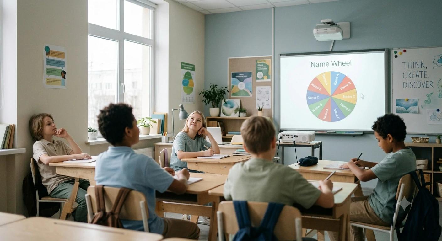 How a Random Student Selector Lowers Class Anxiety