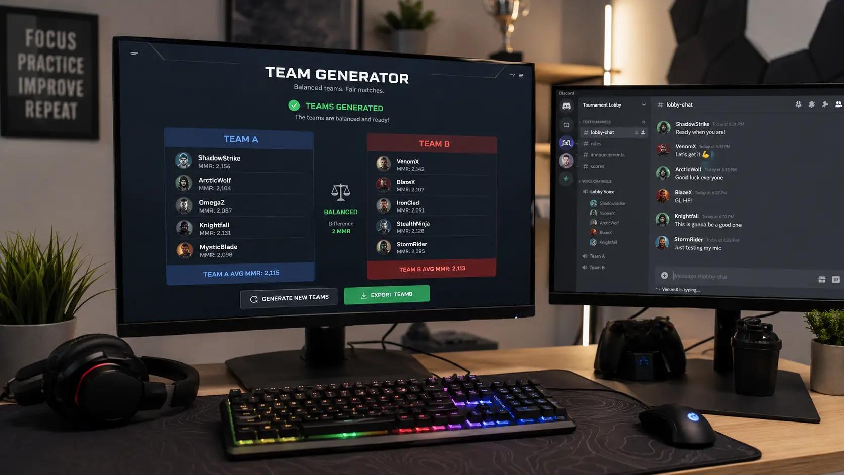 How to Build Balanced Teams for Gaming Lobbies & Scrims
