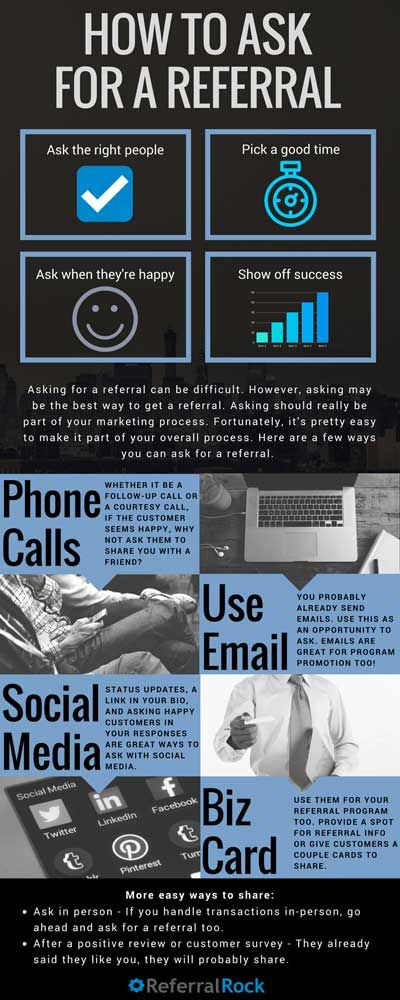How to ask for referrals