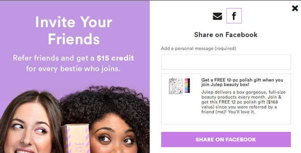 Julep call to action
