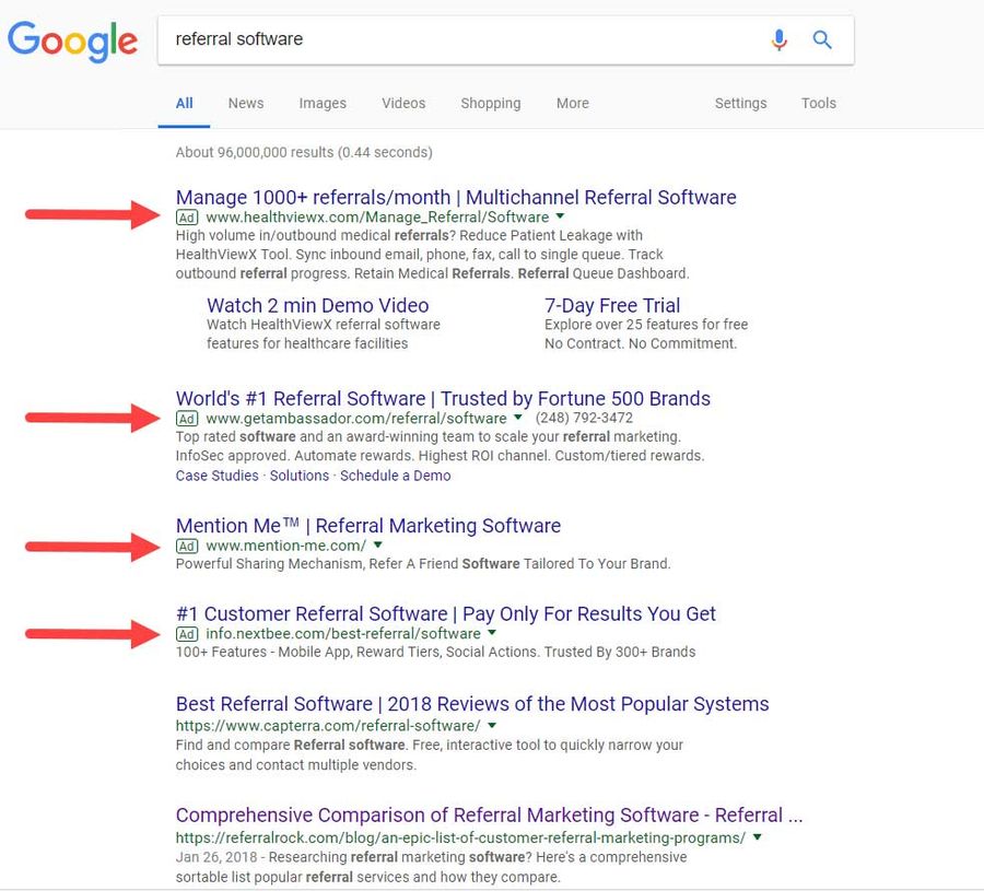 Search engine marketing