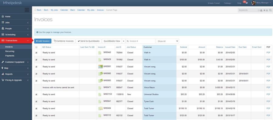 mhelpdesk screenshot