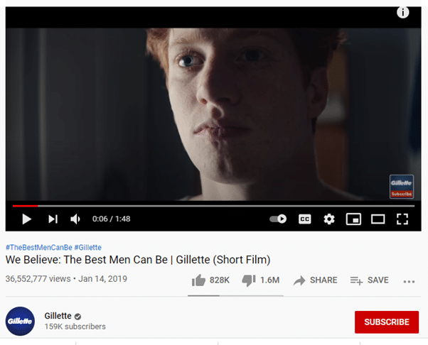 gillette we believe