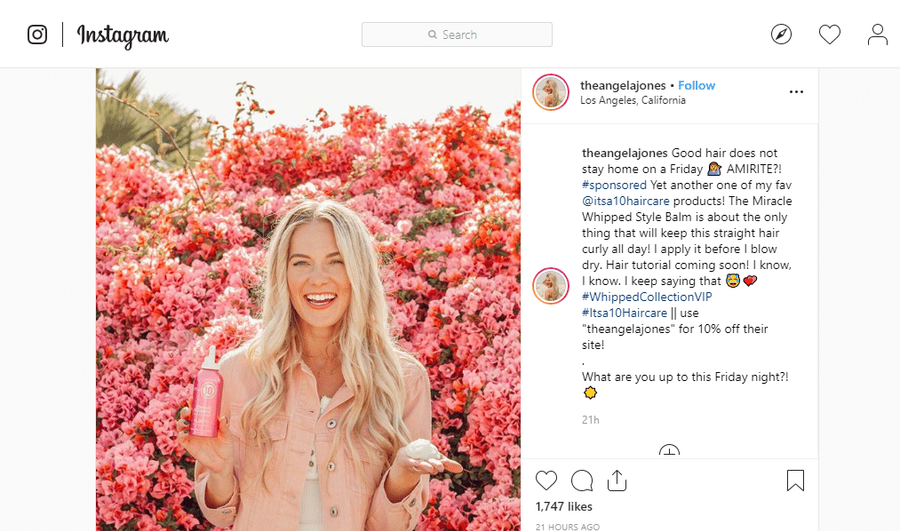 Illustration: 4. Make sure that influencers disclose that their posts are sponsored by your brand