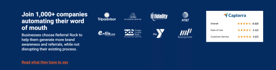Referral Rock testimonials