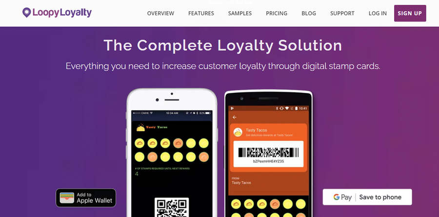 LoopyLoyalty homepage