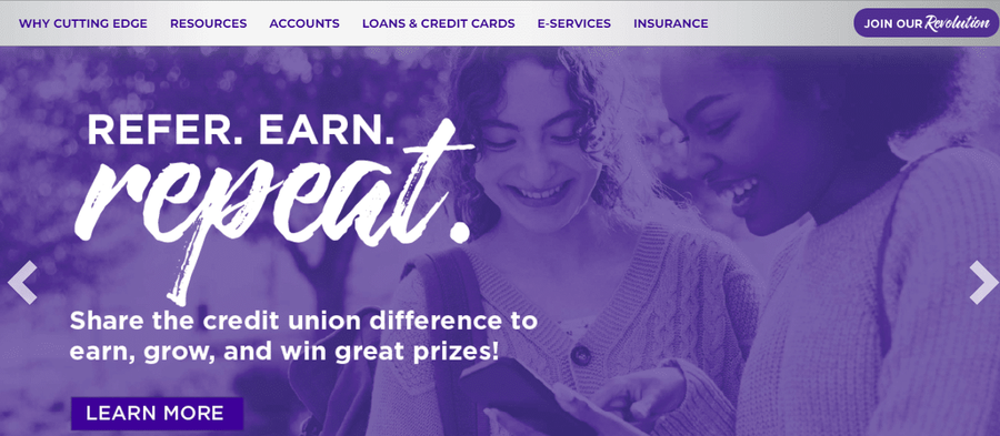 cutting edge referral program banner