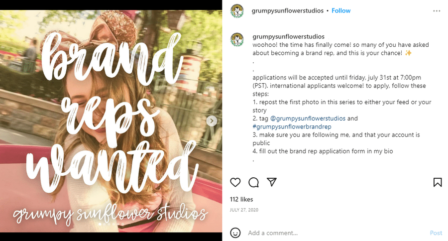 grumpy sunflower brand rep search