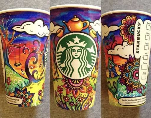 Starbucks cup design
