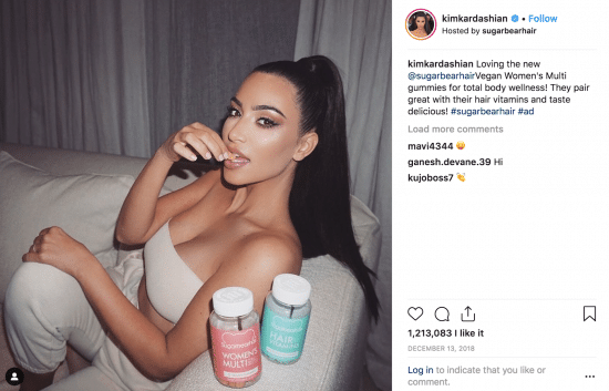 kim kardashian celebrity brand endorsement