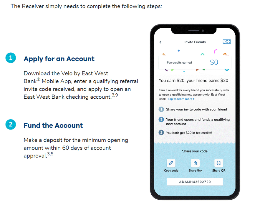 velo referral receiver