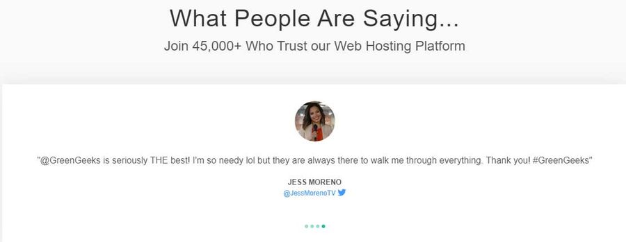 Greengeeks what people are saying