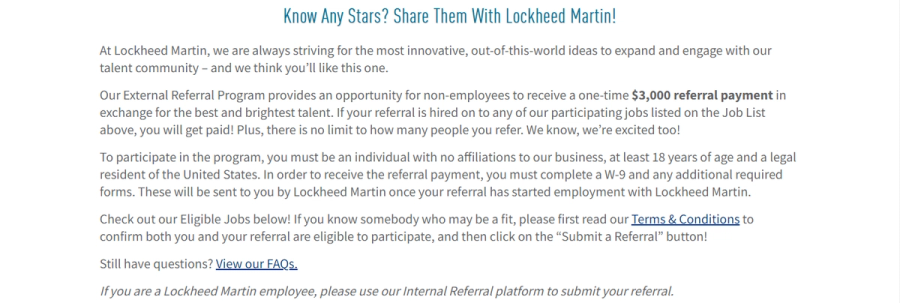 lockheed martin referral terms