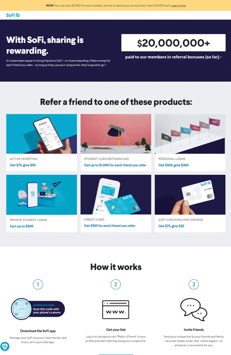 sofi affiliate program