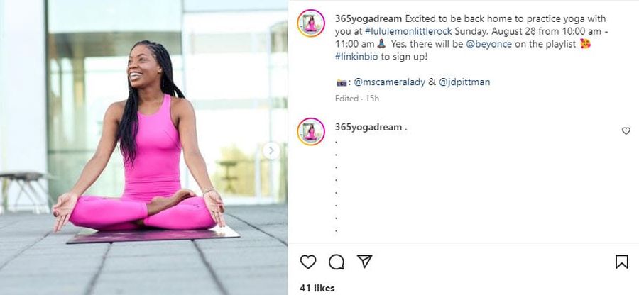 yogadream lululemon ambassador