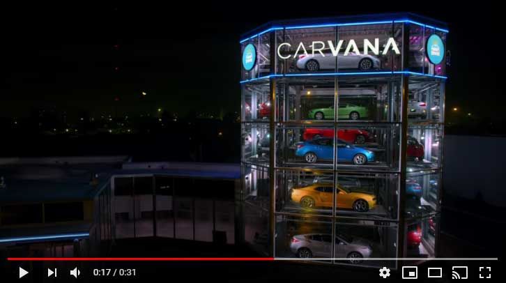 Carvana vending machines youtube