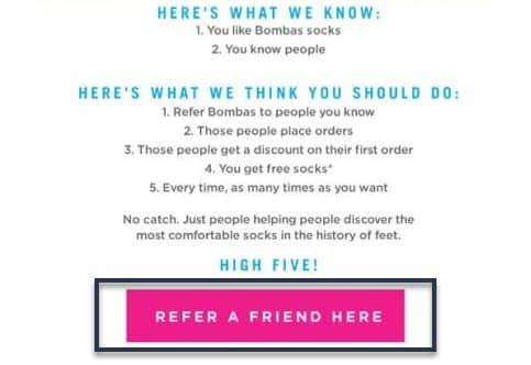 bombas referral button