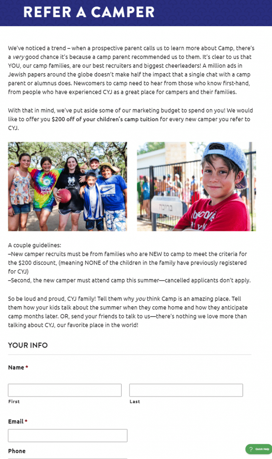 Camp young judea texas
