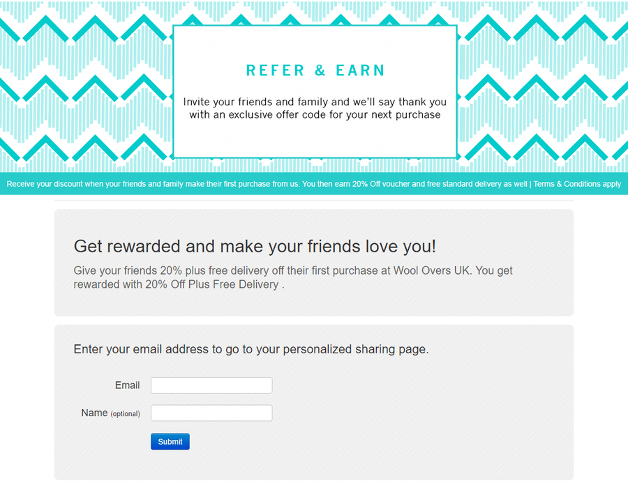 woolovers landing page