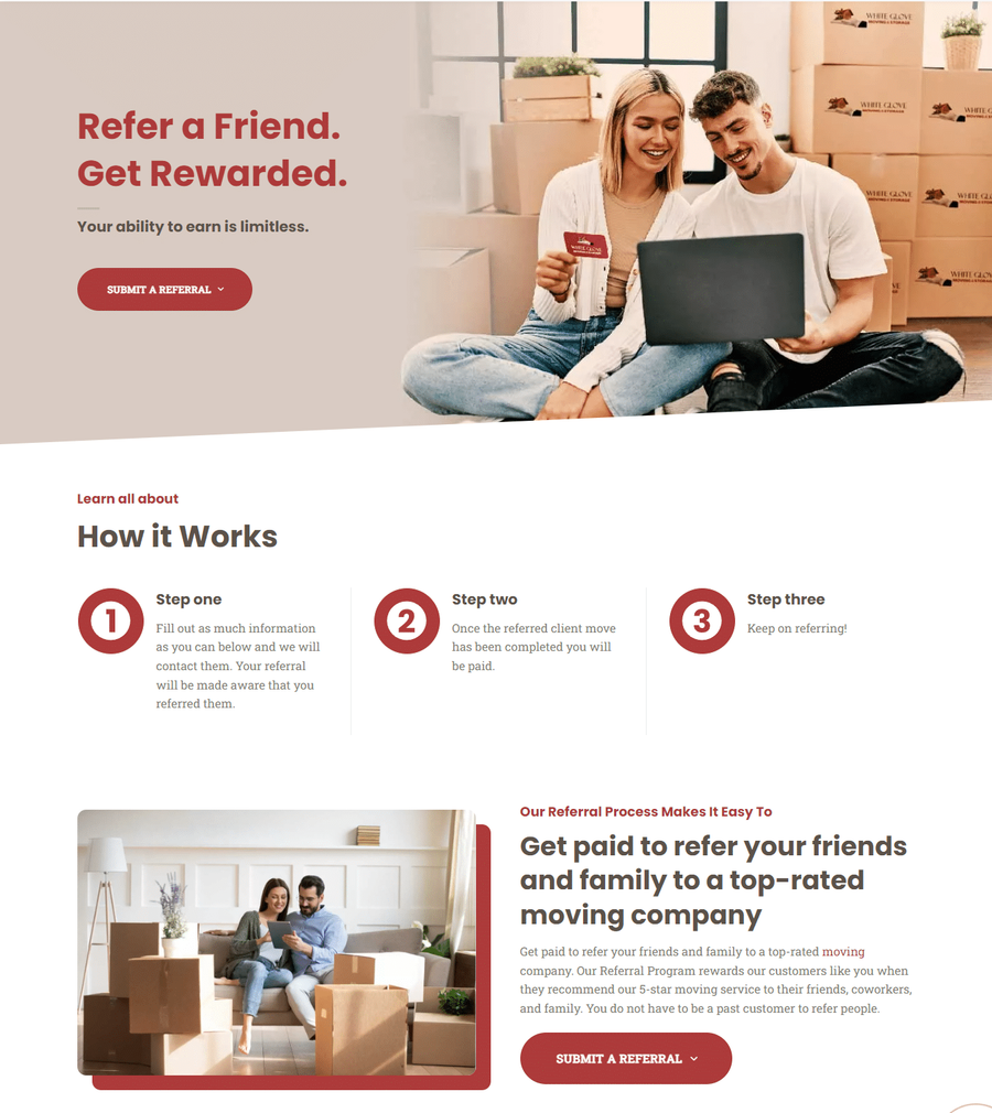 moving referral program 3 steps