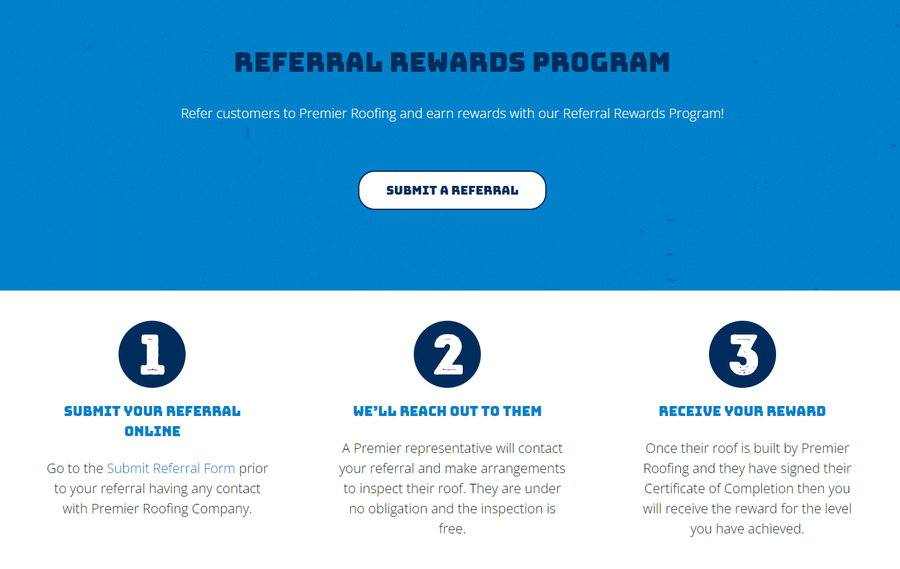 roofing referral program