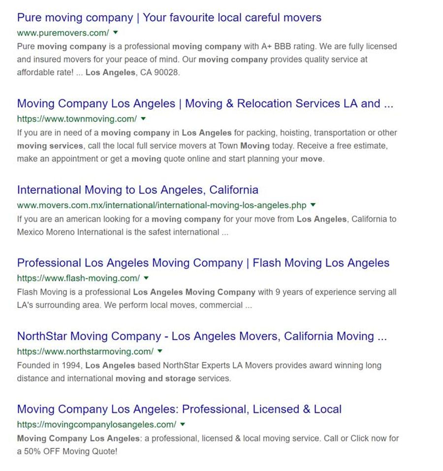Pure movers google search