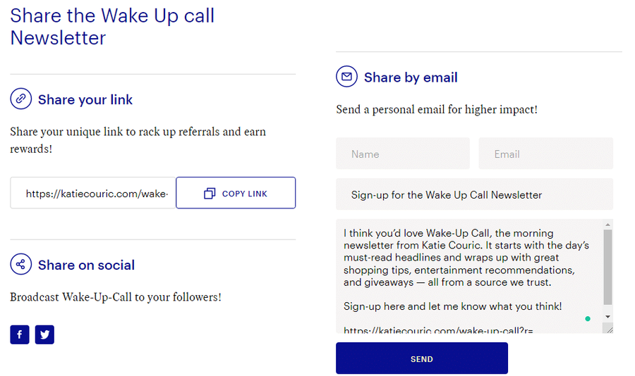 kcm wake up call enterprise referral program 2
