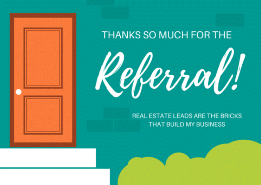 referral mass thank you note