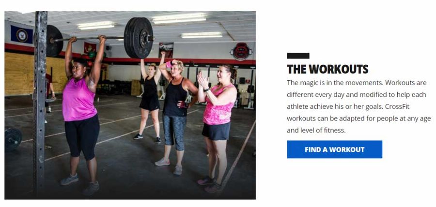 Crossfit find a workout