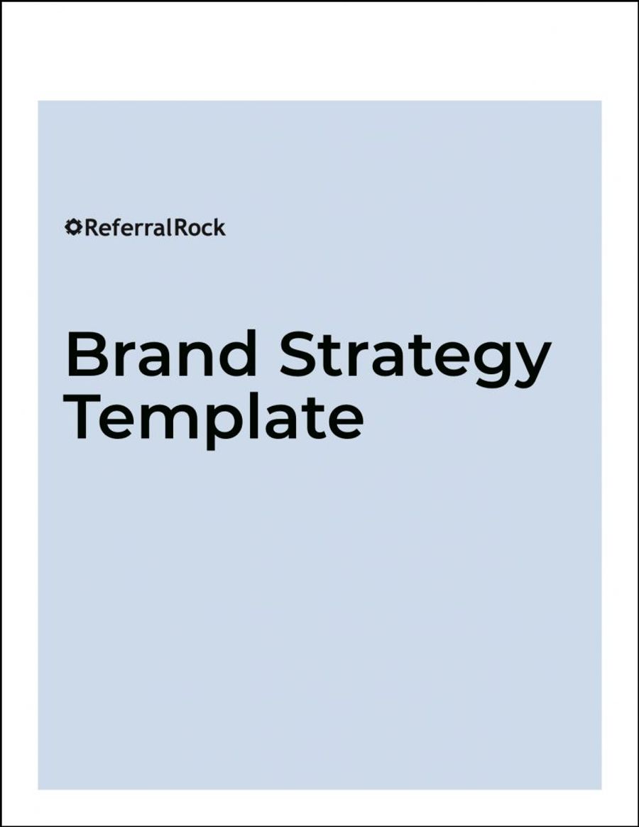 brand strategy template