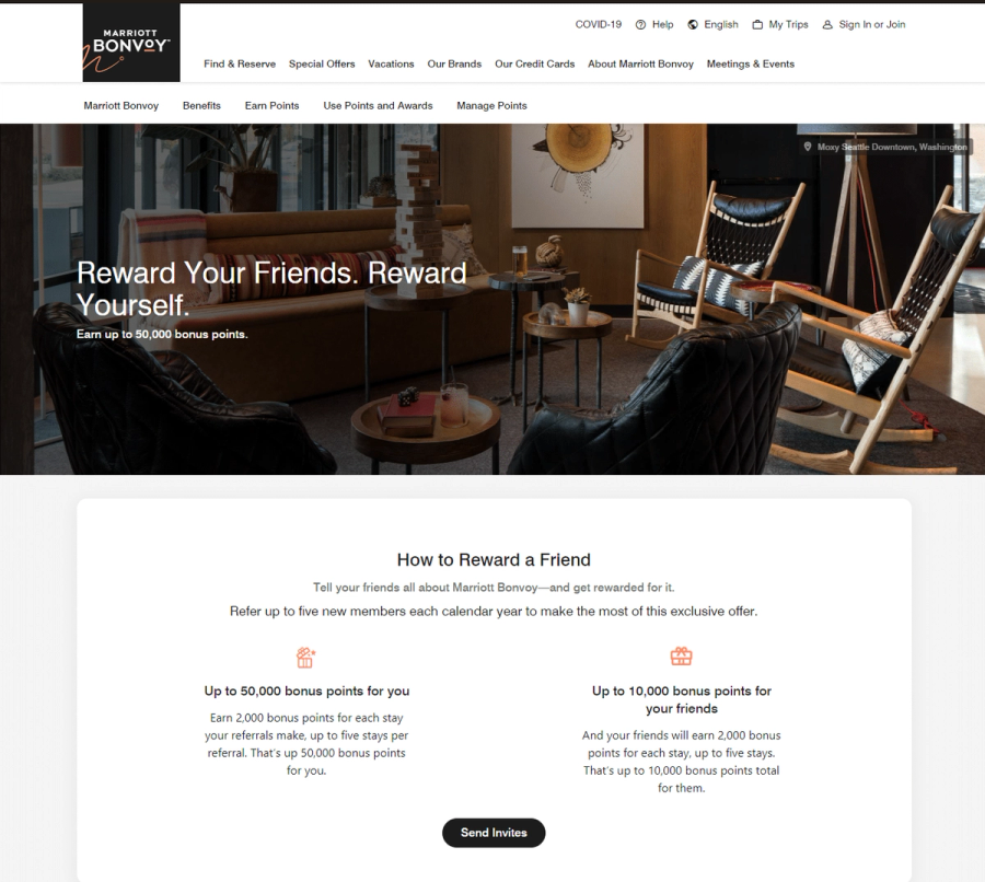 hotel referral program by marriott
