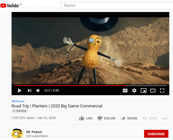death of mr peanut