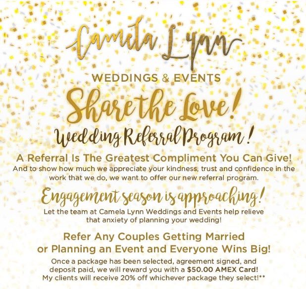 wedding referral program