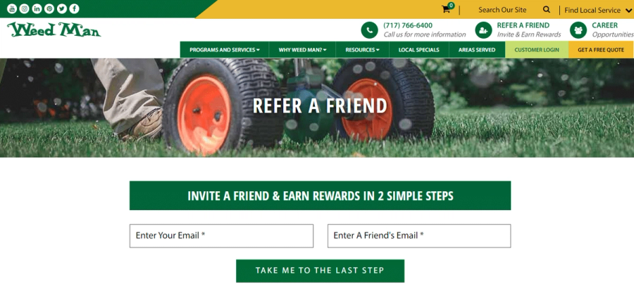 weed man franchise referral program