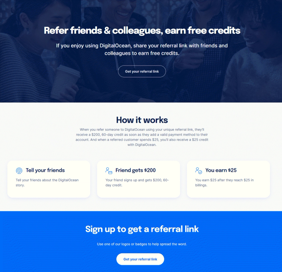 digital ocean landing
