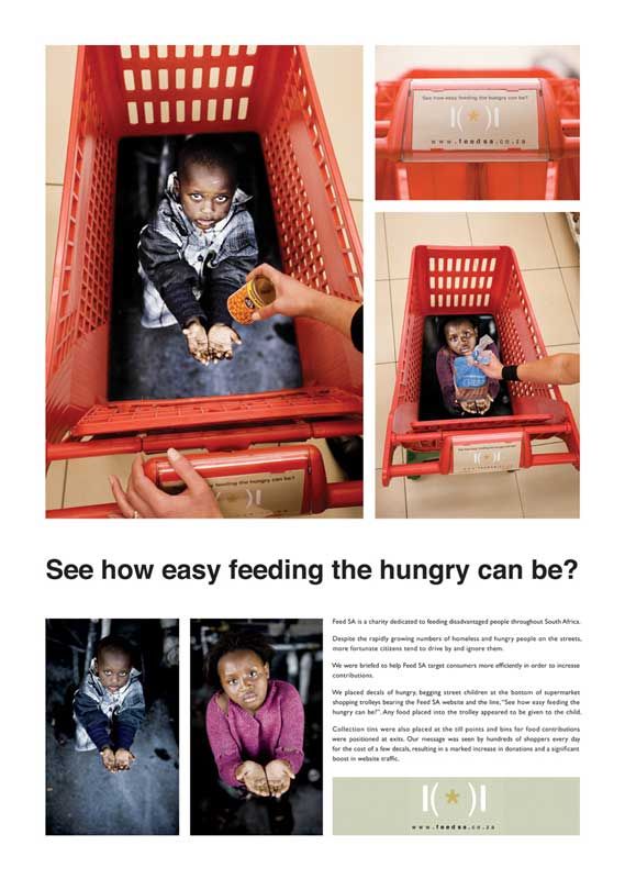 Social marketing campaign feeding the hungry