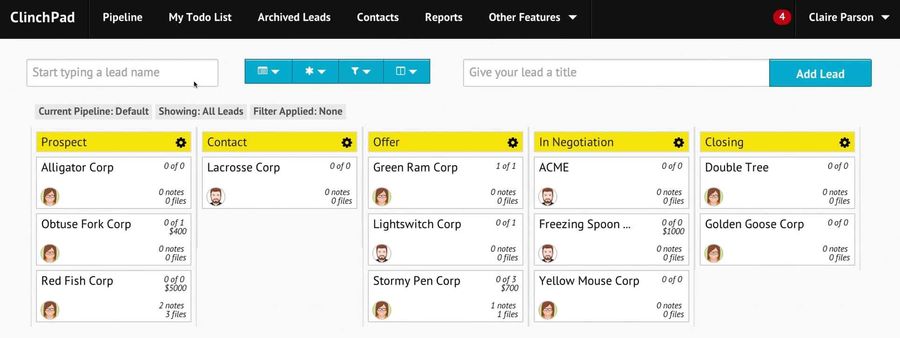 clinchpad screenshot