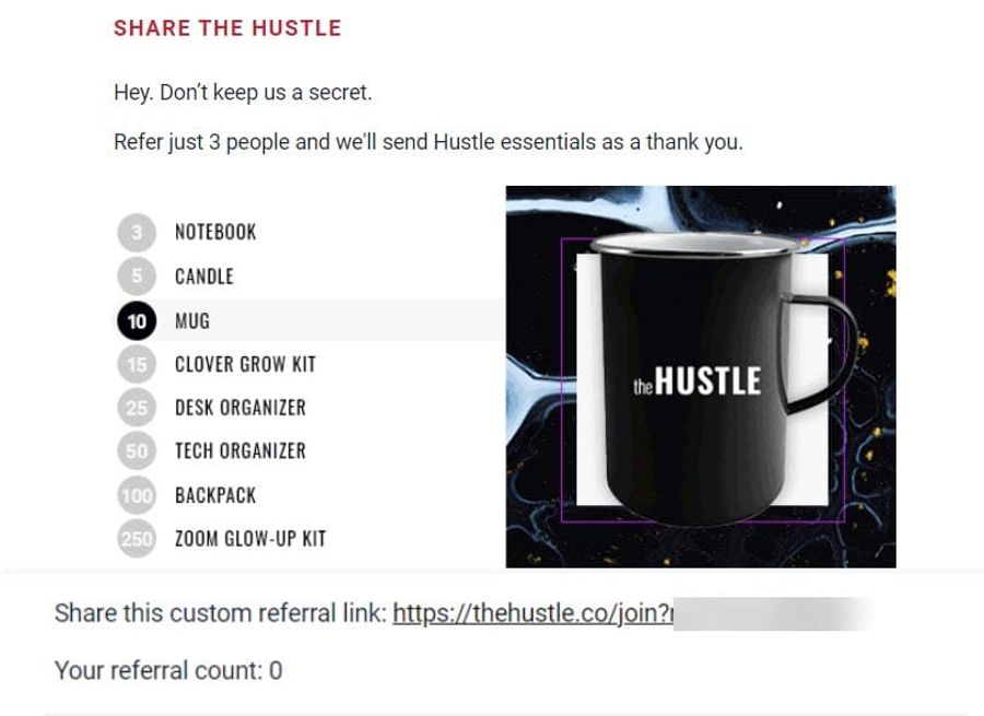 2024 hustle referral rewards