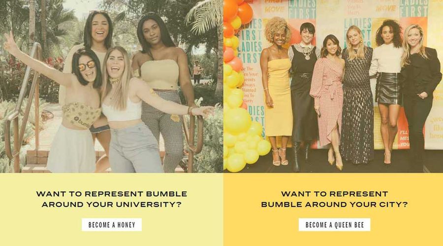 Bumble honeys and queen bees