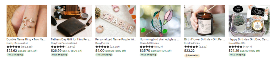 etsy reviews