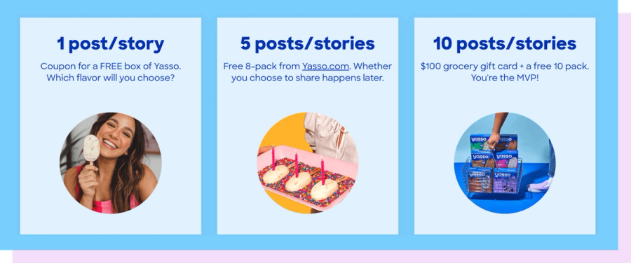 yasso brand ambassador perks