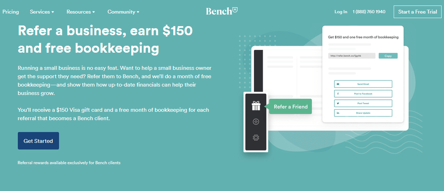 bench referral program