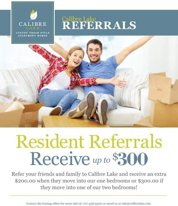 calibre lake tenant referral