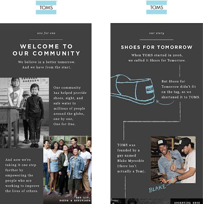 TOMS newsletter