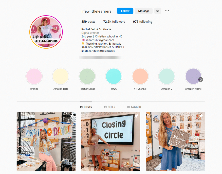 life w little learners microinfluencer